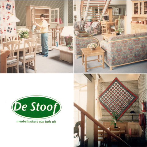 In de showroom van meubelmakerij de stoof 1991 stonden ook al de mooiste audiomeubel