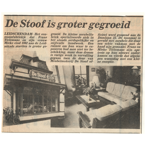 meubelmakerij de stoof in Voorschoten